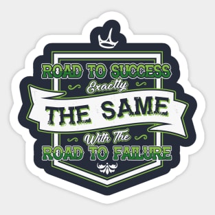 Road to success Sticker